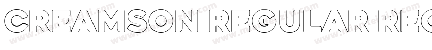 Creamson Regular Regular字体转换